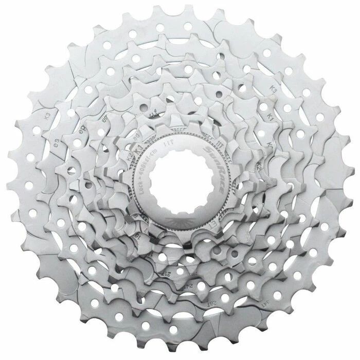 Cassette Sunrace 9 Vitesses 11-34 Compatible Shimano Nickel 3 Cassette Sunrace 9 Vitesses 11-34 Compatible Shimano Nickel