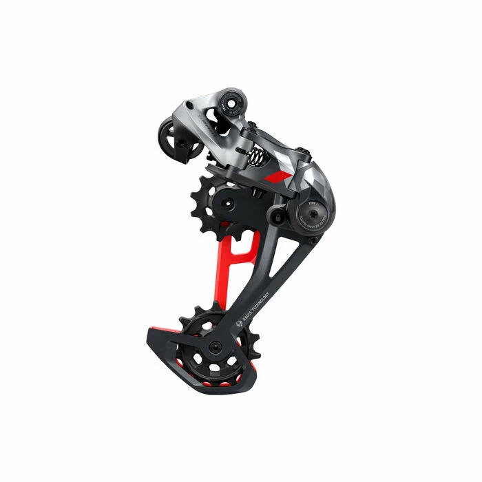 Dérailleur Arrière Sram X01 Eagle Chape Longue 12V 52D Alu Rouge 3 Dérailleur Arrière Sram X01 Eagle Chape Longue 12V 52D Alu Rouge