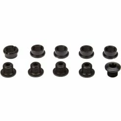 AbsoluteBLACK Kit Visserie Plateau Absolute Black 5 Branches Courts Aluminium Noir