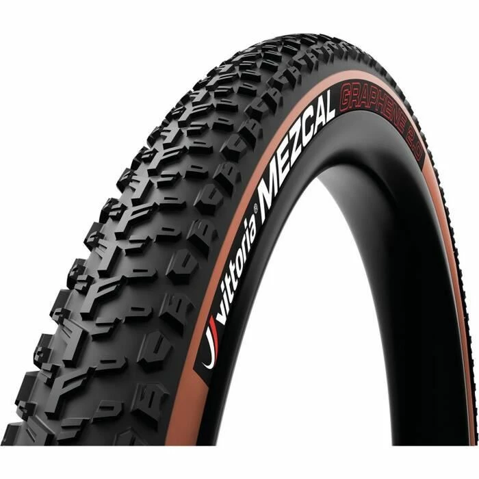 Pneu VTT Vittoria Mezcal 29x2.25 Graphene 2.0 Tubeless Ready Souple Flancs Beiges 3 Pneu VTT Vittoria Mezcal 29x2.25 Graphene 2.0 Tubeless Ready Souple Flancs Beiges